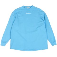 バレンシアガBALENCIAGA SPANDEXロゴプリントカットソー 水色S