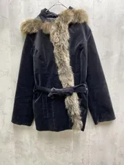 Private Label プライベートレーベル フェイクファー コート sizeM/黒 ◆■レディース