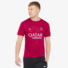 【送料無料・匿名配送】Nike ナイキ Jordan ジョーダン PSG パリ・サンジェルマン トップ 24/25 4th 赤 レッド 練習着 新品 正規品 日本未発売