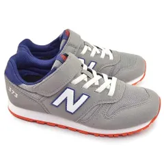 新品 [ニューバランス] YV373 キッズ ジュニア レディース ベルクロ マジックテープ ローカット子供 通園 通学 yv373-d グレー 20.5cm