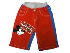 k03251106075　BABY DOLL　120サイズ　赤色×青色　　パンツ　その他パンツ　通年