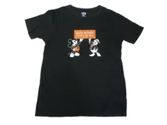 k03251106069　UNIQLO ユニクロ　140サイズ　Black　　トップス　半袖Tシャツ　春夏