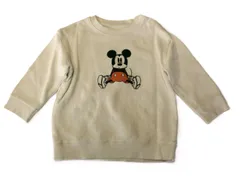 k03251106055　UNIQLO ユニクロ　90サイズ　White　　トップス　長袖Tシャツ　通年