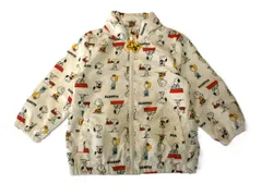 k03251106048　PEANUTS　90サイズ　White　　アウター　ナイロンジャケット　秋冬