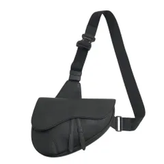 Dior HOMME ディオールオム  レザー サドルバッグ  ブラック系  [240101595727]のサムネイル