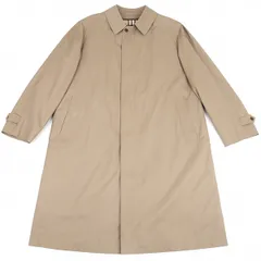 バーバリーBURBERRY LONDON 中綿ライナー裏ノバチェックステンカラーコート モカ42