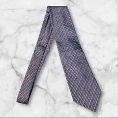 エルメス ネクタイ シルク100% フランス製 マルチストライプ