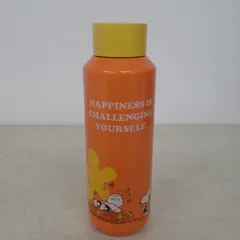 未使用 スターバックス スヌーピーコラボ ステンレスボトル 473mL オレンジ 【IO