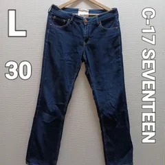 C-17 SEVENTEEN ストレートデニムパンツ　サイズ30　Lサイズ相当
