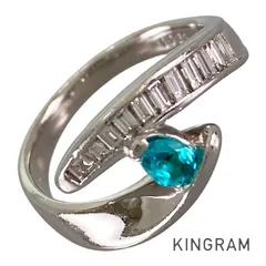 リング Pt900 パライバトルマリン 12号(52) sss【中古】