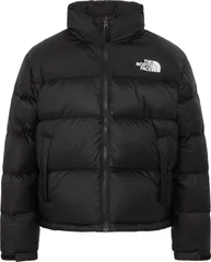 ザ・ノース・フェイス THE NORTH FACE アウトドア ショートヌプシジャケット レディース ダウン アウター 上着 秋冬 丈短め 立ち襟 撥水 シンプル 普段着 キャンプ 屋外 雨 雪 ロゴ入り フード付き  NDW92555 K ブラック