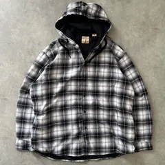 REDHEAD shadow check hoodie shirt フード付き ネルシャツ