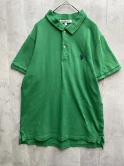 U.S. POLO ASSN. ユーエスポロアッスン 半袖 ワンポイント ポロシャツ sizeS/緑 ■◆メンズ
