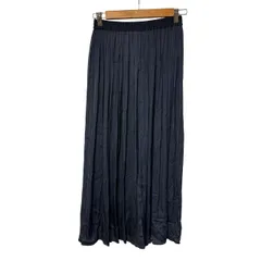  SHIPS（シップス）ロングプリーツスカート ネイビー / ダークグレー 803-32-0255 きれいめコーデ【C462】