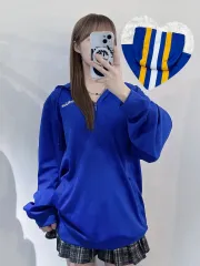 アディダス 90s 文字ロゴ トラック ハーフジップ フーディー