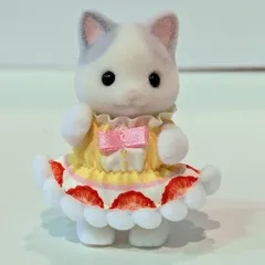 エポック社 シルバニアファミリー 赤ちゃんケーキパーティーシリーズ ラテネコの赤ちゃん