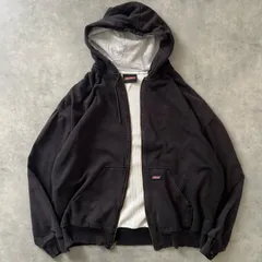 dickies double face hoodie black 裏サーマル パーカー