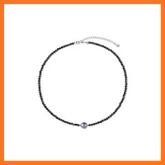 w. / pureté choker ガラス製 透明 チェーンネックレス - メルカリ