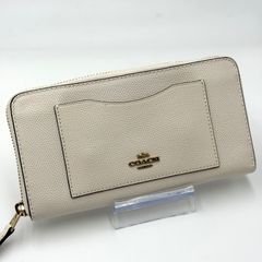 COACH 長財布 アコーディオン ジップ ウォレット グレー CC489 - メルカリ