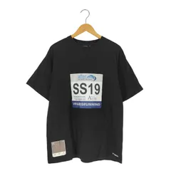 ユーズドフルギ USED古着 AFTERHOMEWORK マラソングラフィックロゴプリント 半袖Tシャツ メンズ  L