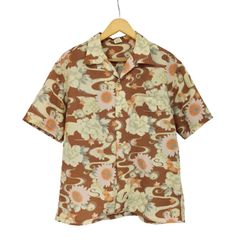 DENIME ドゥニーム オリゾンティ期 レーヨン アロハシャツ Sサイズ