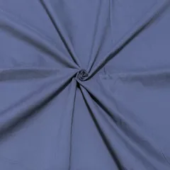 【50cm単位】くすみブルーB　インド綿　プレーン生地　テキスタイル  コットン