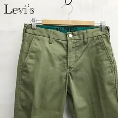 Levi's リーバイス STA-PREST スタプレ PC9-978110011 ストレートパンツ コットン 30 カーキ  メンズ ファッション _225023