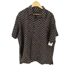 ジーエイチバス G.H.BASS 総柄 リネンレーヨン オープンカラーシャツ メンズ import：XL のサムネイル