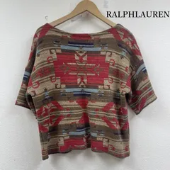 ラルフローレン 幾何学模様 ネイティブ 半袖 ニット セーター 総柄 レディース 表記無し ISItems【USED】【古着】【中古】50153181