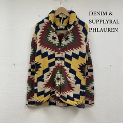デニムアンドサプライラルフローレン ネイティブ ショール カラー 総柄 ニット カーディガン レディース M ISItems【USED】【古着】【中古】50153205