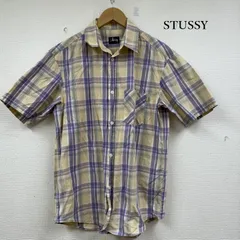 ステューシー old 半袖シャツ USA製 チェック 柄 メンズ M ISItems【USED】【古着】【中古】50152981