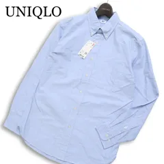 未使用 23SS★ UNIQLO ユニクロ 通年 長袖 ボタンダウン オックスフォード シャツ Sz.S メンズ