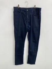 UNIQLO ユニクロ チノパンツ M ネイビー フルレングス コットン ストレッチ 無地 スキニー・タイト テーパード レギュラー