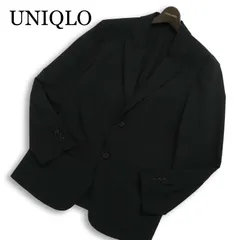 23SS★ UNIQLO ユニクロ 春夏 感動ジャケット アンコン テーラード ジャケット Sz.M メンズ 黒