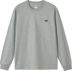 ザ・ノース・フェイス THE NORTH FACE アウトドア ロングスリーブフラッシュドライヌプシコットンティー メンズ 長袖 Tシャツ ロンT トップス コットン 綿100 吸汗速乾 シンプル 普段着  NT32535 Z ミックスグレー