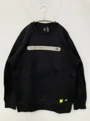 adidas アディダス スウェット J/O (日本サイズ) ブラック 無地 前面プリント ブランドロゴ 長袖