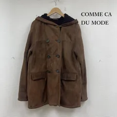 古着 COMME CA DU MODE レザー 裏ボア フード ムートン コート メンズ M ISItems【USED】【古着】【中古】50153199