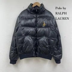 ポロバイラルフローレン 光沢 エナメル ビッグポニー 刺繍 ダウン ジャケット メンズ XL ISItems【USED】【古着】【中古】50153200