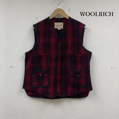 ウールリッチ USA製 ウール バッファロー チェック ベスト メンズ 表記無し ISItems【USED】【古着】【中古】50153258