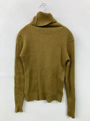 Doula Doula ドゥーラドゥーラ ニット/セーター カーキ ニット 無地 ミドル丈 長袖 タートルネック/ハイネック