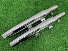 クロームワークス製スポーツスター サイレンサーマフラー 社外 中古 ハーレー 04年-13年 スチール 3インチテーパード pLのサムネイル