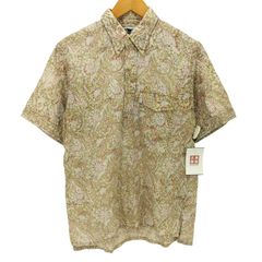 エンジニアードガーメンツ Engineered Garments 旧タグ 総柄S/Sボタンダウンシャツ メンズ  S
