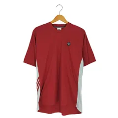 アディダス adidas 00s テニス ロゴ刺繍 クルーネック Tシャツ メンズ  O