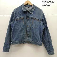 ヴィンテージ 40s 50s ROEBUCKS デニム ジャケット メンズ 表記無し ISItems【USED】【古着】【中古】50153375