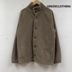 グリーンクロージング ボア フリース ジャケット スタンド カラー メンズ L ISItems【USED】【古着】【中古】50153619