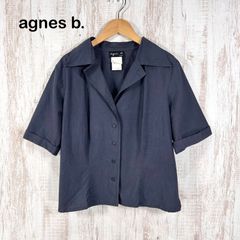 フランス製 agnes b. オープンカラーシャツ レーヨン - メルカリ