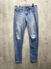 antiqua アンティカ スキニー デニムパンツ sizeM/青 ■◇レディース