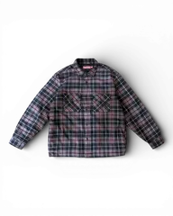 Supreme 24AW Quilted Plaid Shirt M Medium シュプリーム キルティングネルシャツ ボタン チェック