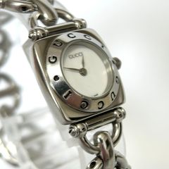 極美品/稼働】 GUCCI 腕時計 6400L ホースビットチェーン ブレスレット