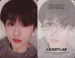 【中古】コレクションカード(男性) NCT DREAM/チソン(Jisung)/裏面印刷サイン入り/「NCT DREAM x CANDYLAB」フォトカード 第二弾